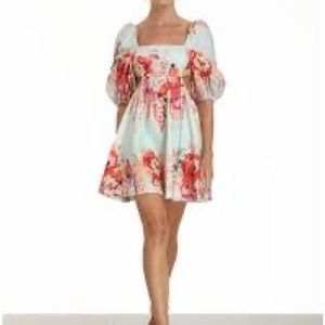 Zimmerman Mae cut out mini dress size 2 equivalent to 8 US.  Worn twice